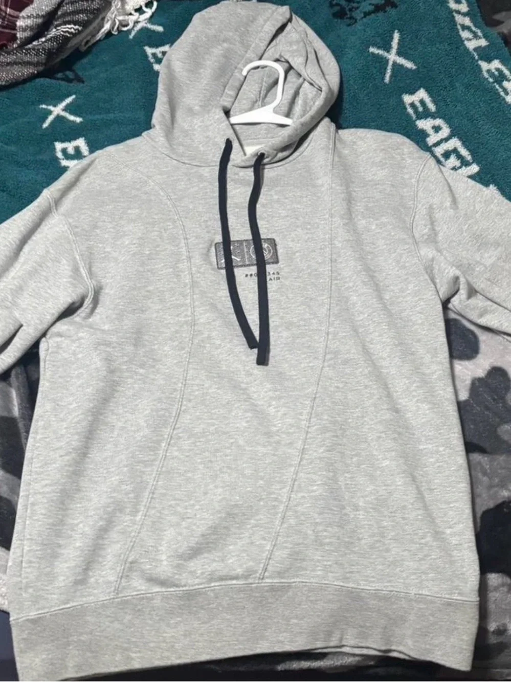 Jordan grey Nike X  Paris Saint Germain limit edition hoodie